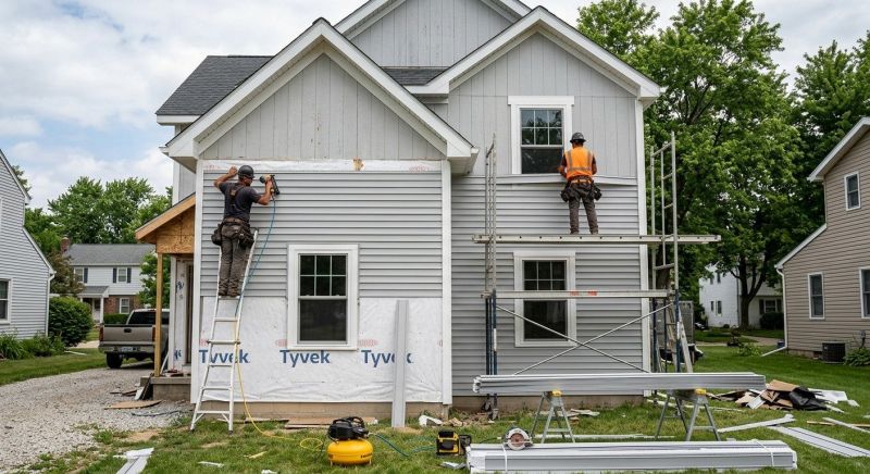 Our team working on Concrete Installation projects in New Milford, CT