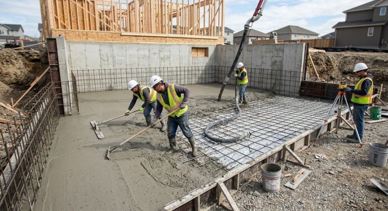 Basement Concrete Installation in Goshen, CT