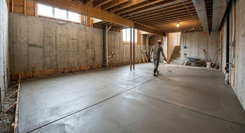 Basement Concrete Installation in Lagrangeville, NY