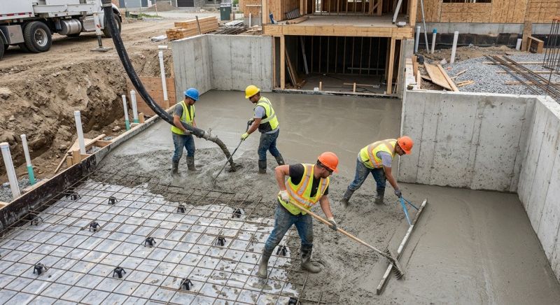 Basement Concrete Installation in New Milford, CT