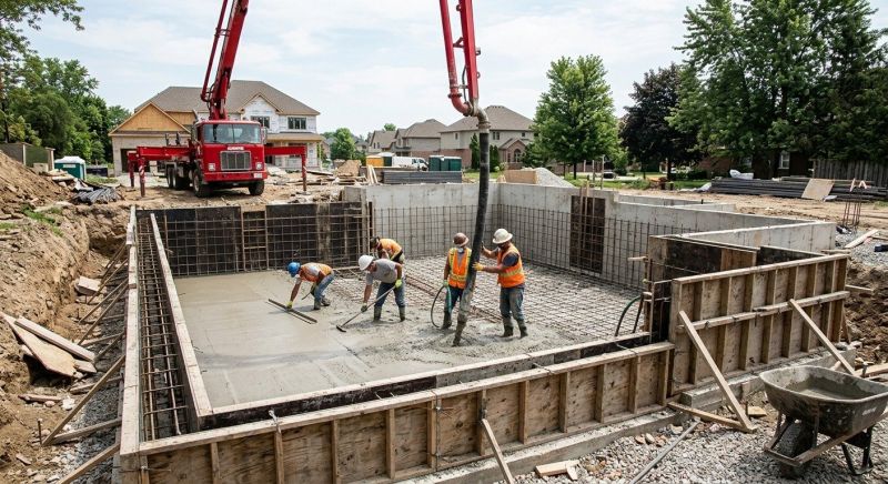 Basement Concrete Pouring in New Milford, CT