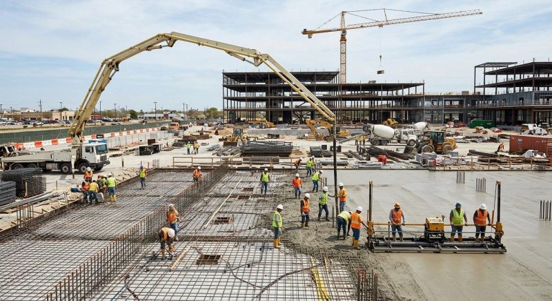 Commercial Slab Construction in Pleasant Valley, NY