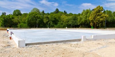 Commercial Slab Installation in Bethany, CT