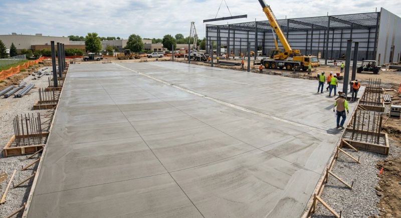 Commercial Slab Installation in Litchfield, CT