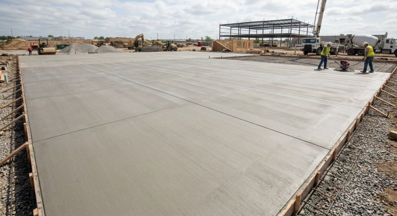 Commercial Slab Installation in Northfield, CT