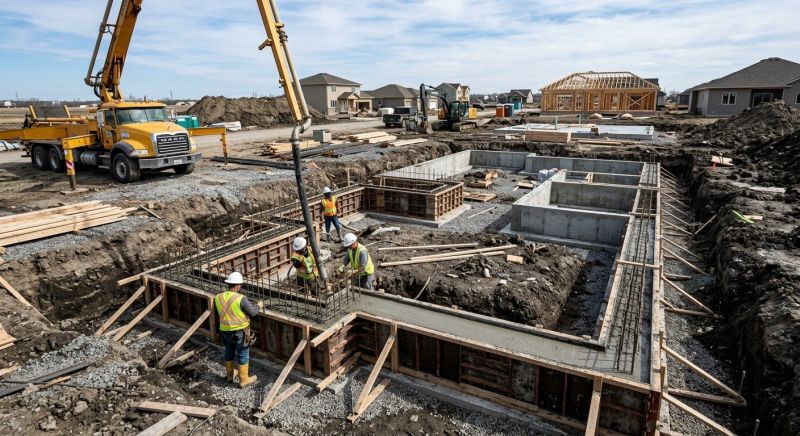 Concrete Foundation Installation in Ridgefield, CT