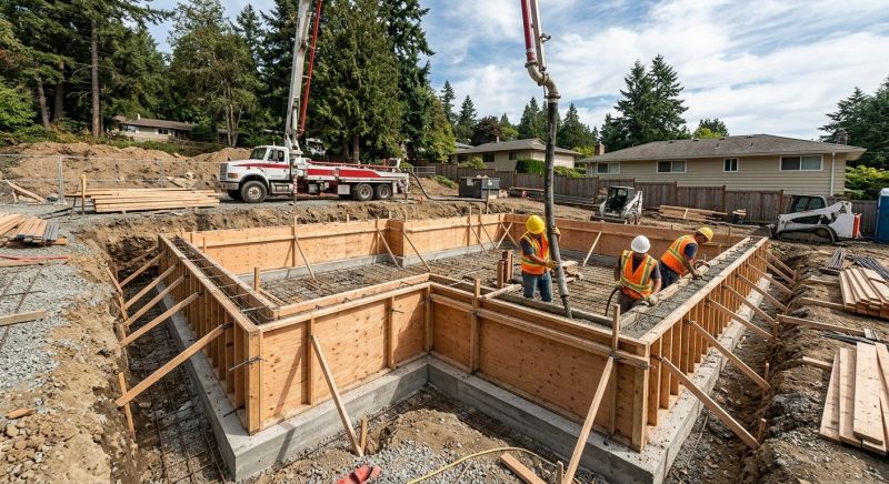 Concrete Foundation Installation in Torrington, CT