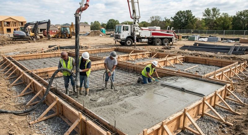 Foundation Wall Pouring in Danbury, CT