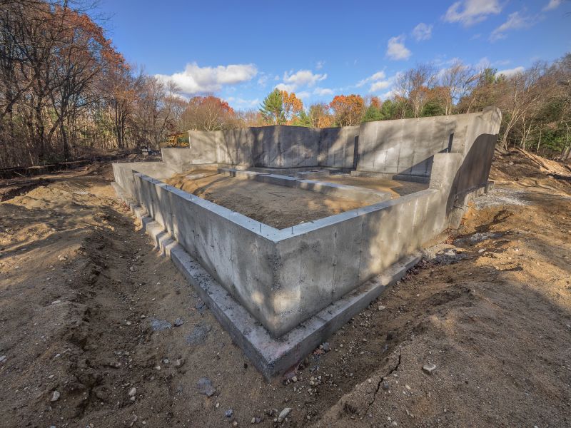 Foundation Wall Pouring in Northfield, CT