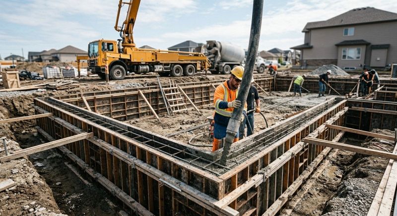 Foundation Wall Pouring in Roxbury, CT
