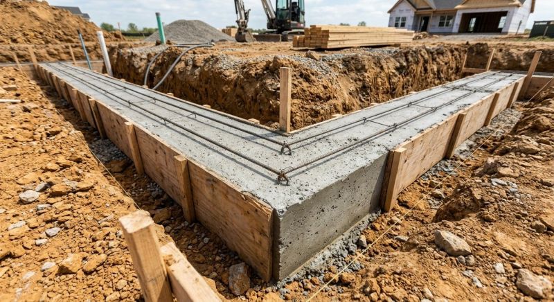 House Footing Construction in New Milford, CT